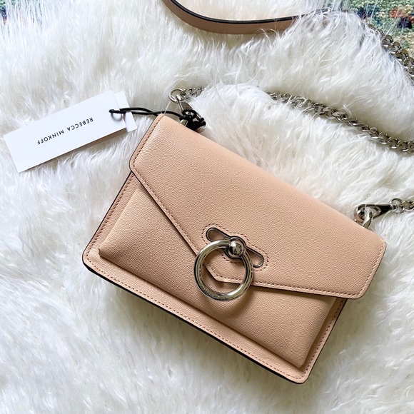 {rebecca minkoff} jean crossbody bag purse neutral - Picture 7 of 16